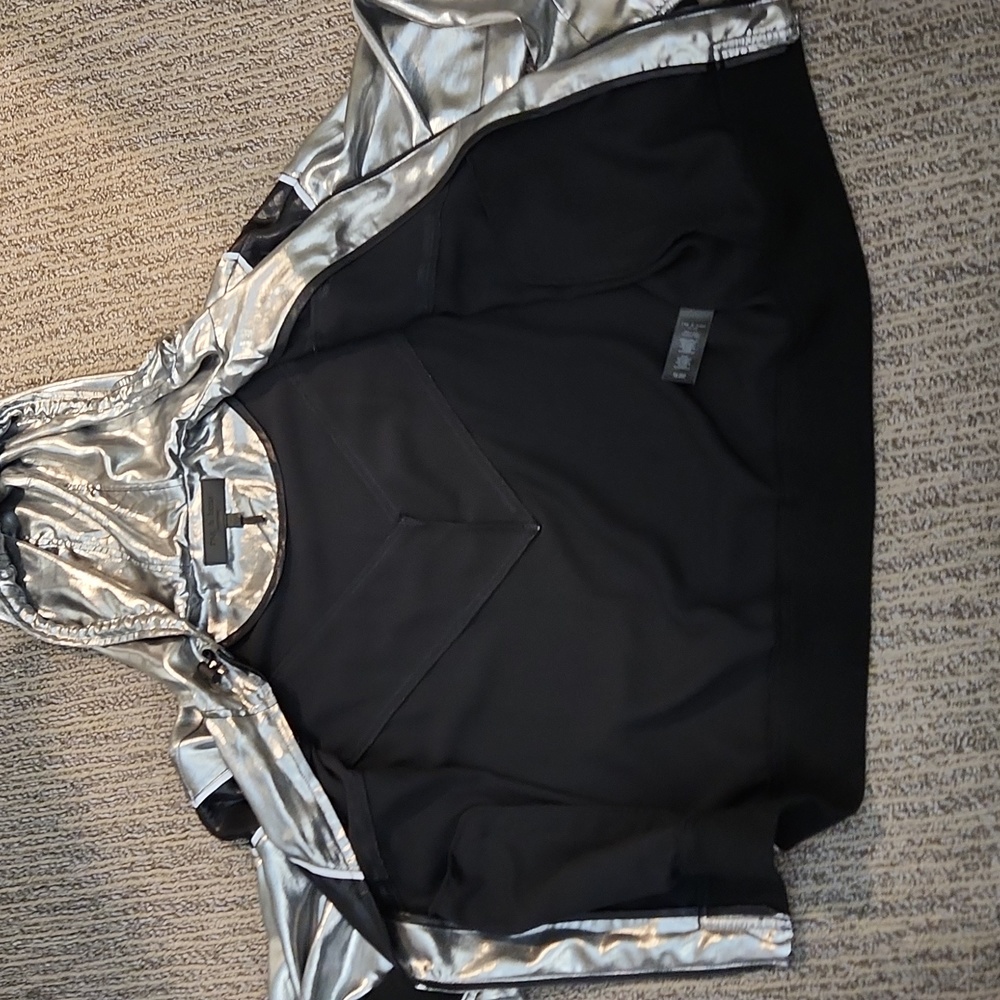 Rag & Bone Sloane Metallic Hooded Track Jacket Size XS - Picture 15 of 15